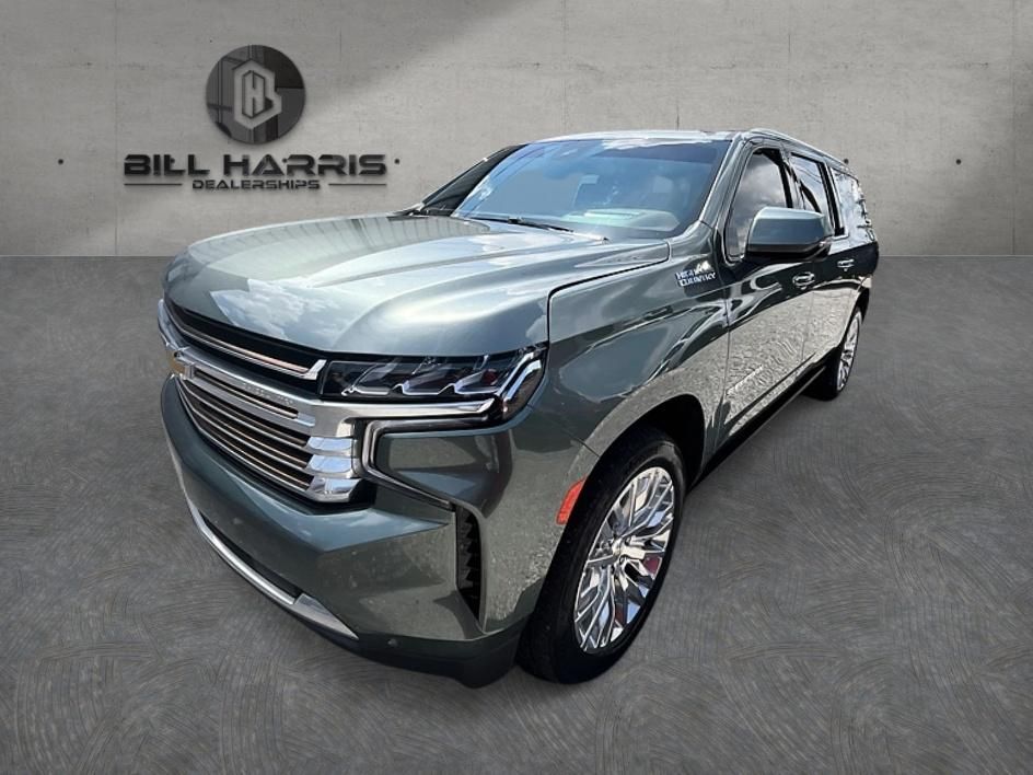 Silver Sage Metallic 2023 Chevrolet Suburban SUV / Crossover Four-Wheel Drive