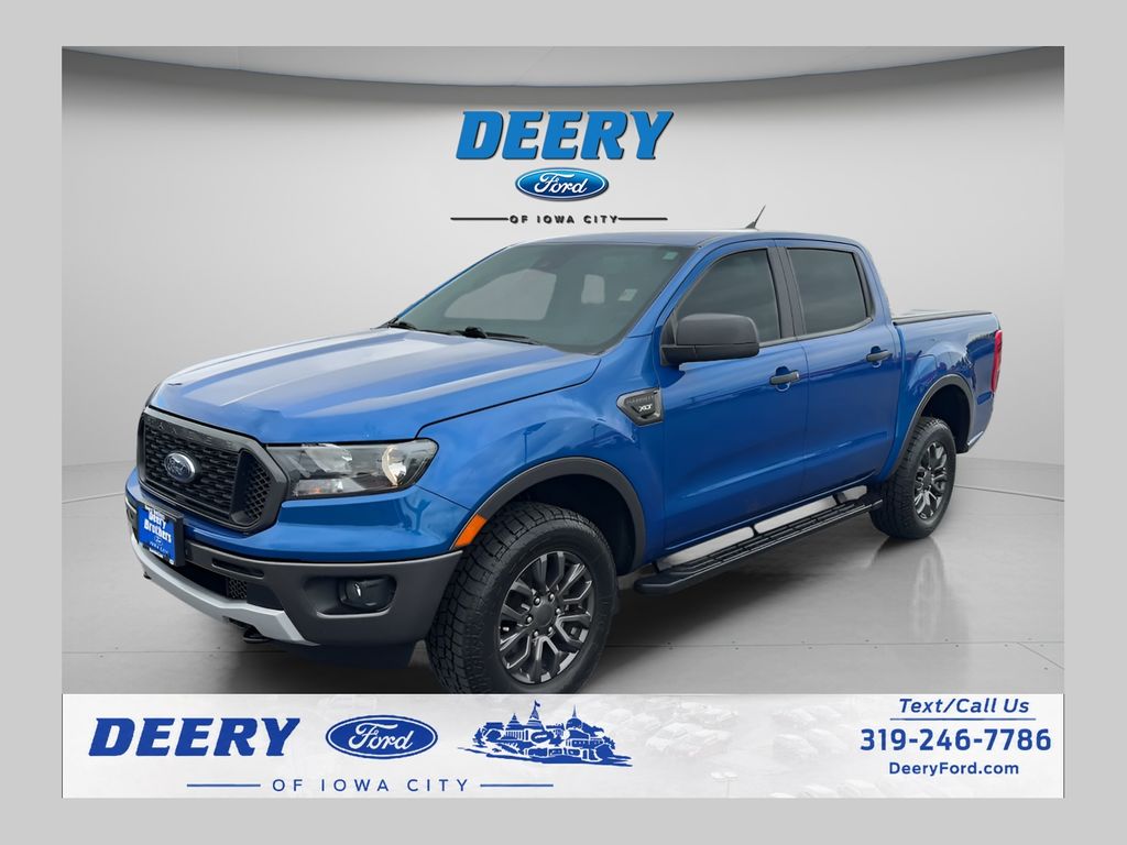 Lightning Blue Metallic 2020 Ford Ranger Pickup Truck 4X2 10-Speed Automatic