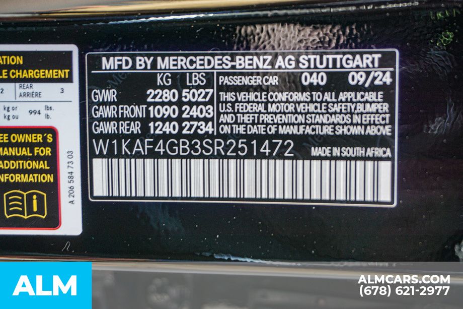 Used 2025 Black Mercedes-Benz C 300 image 61