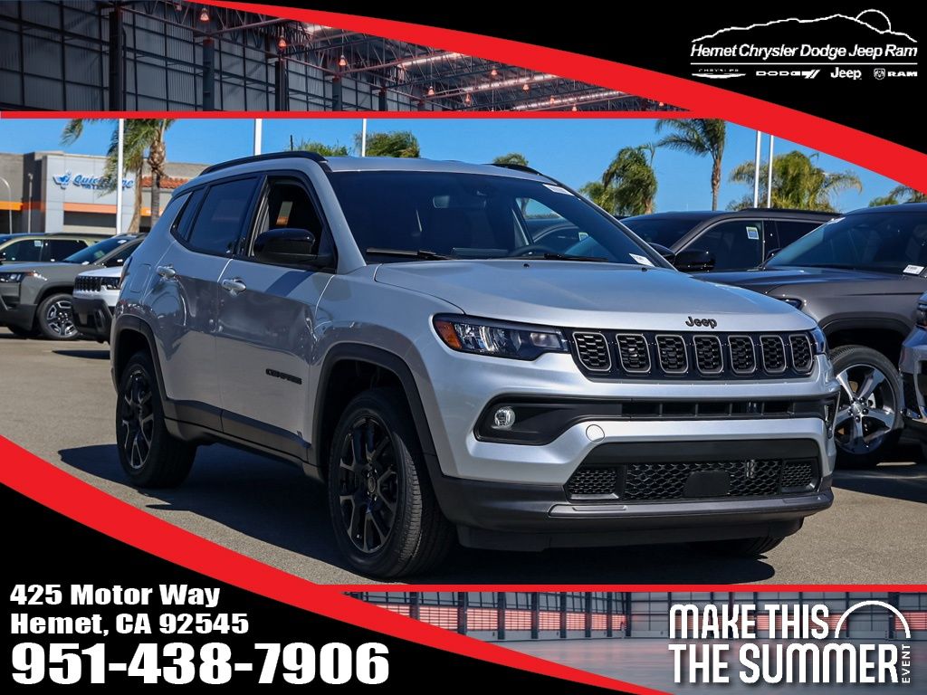 Silver Zynith Metallic Clearcoat 2026 Jeep Compass SUV / Crossover Four-Wheel Drive 8-Speed Automatic