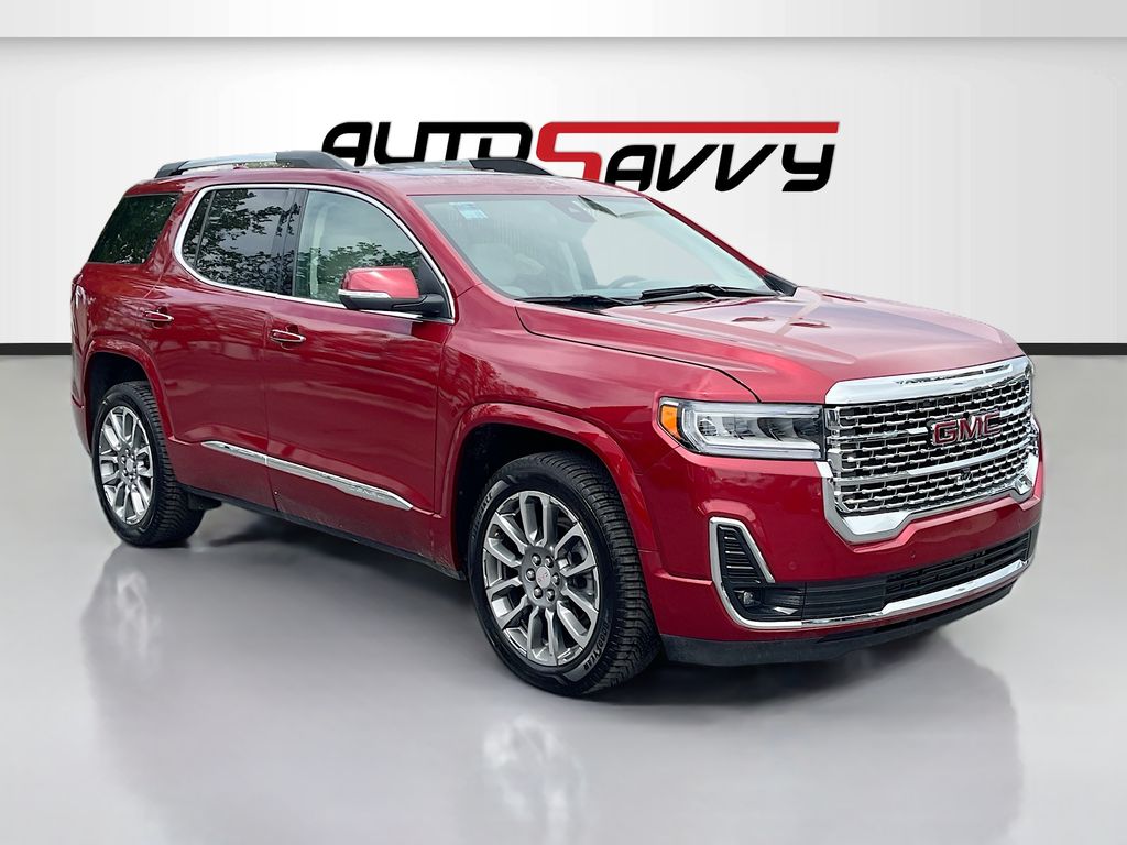 Volcanic Red Tintcoat 2023 GMC Acadia SUV / Crossover Four-Wheel Drive 9-Speed Automatic