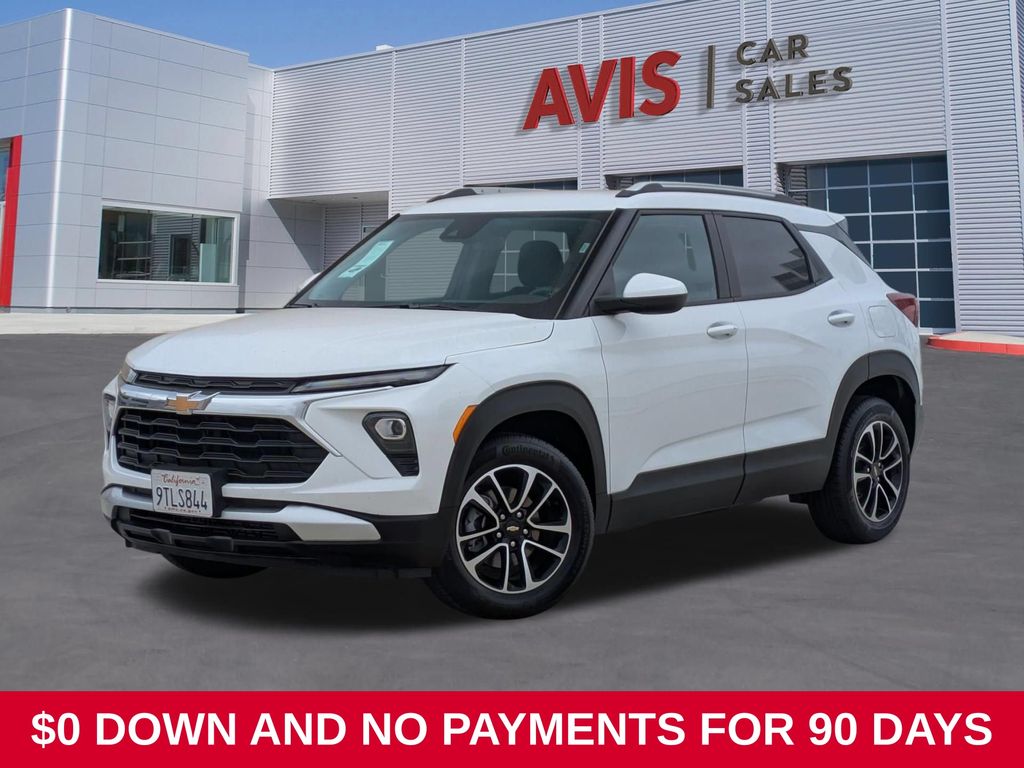 Summit White 2025 Chevrolet Trailblazer SUV / Crossover Four-Wheel Drive 9-Speed Automatic