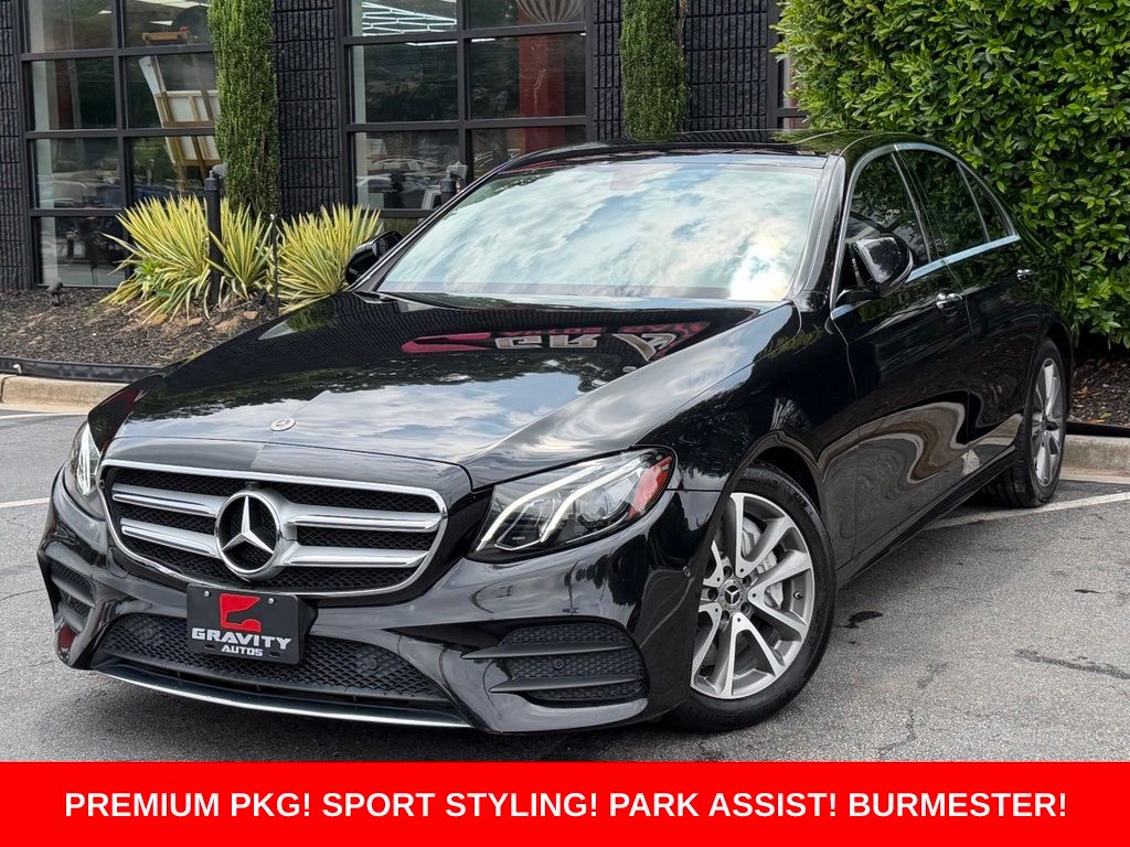 Black 2020 Mercedes-Benz E-Class Sedan All-Wheel Drive 9-Speed Automatic