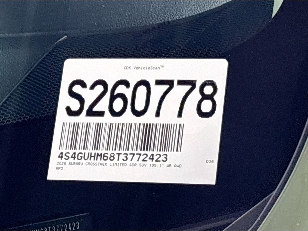 2026 Subaru Crosstrek Limited