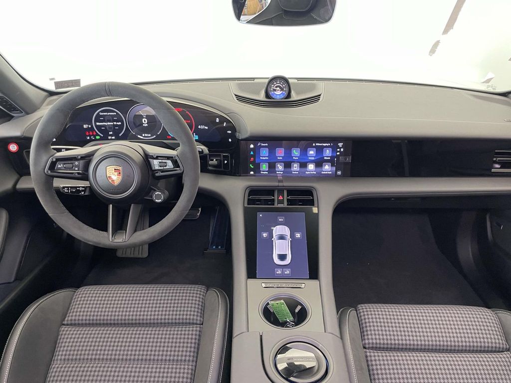 2026 Porsche Taycan 4 White at Audi Porsche Sewickley