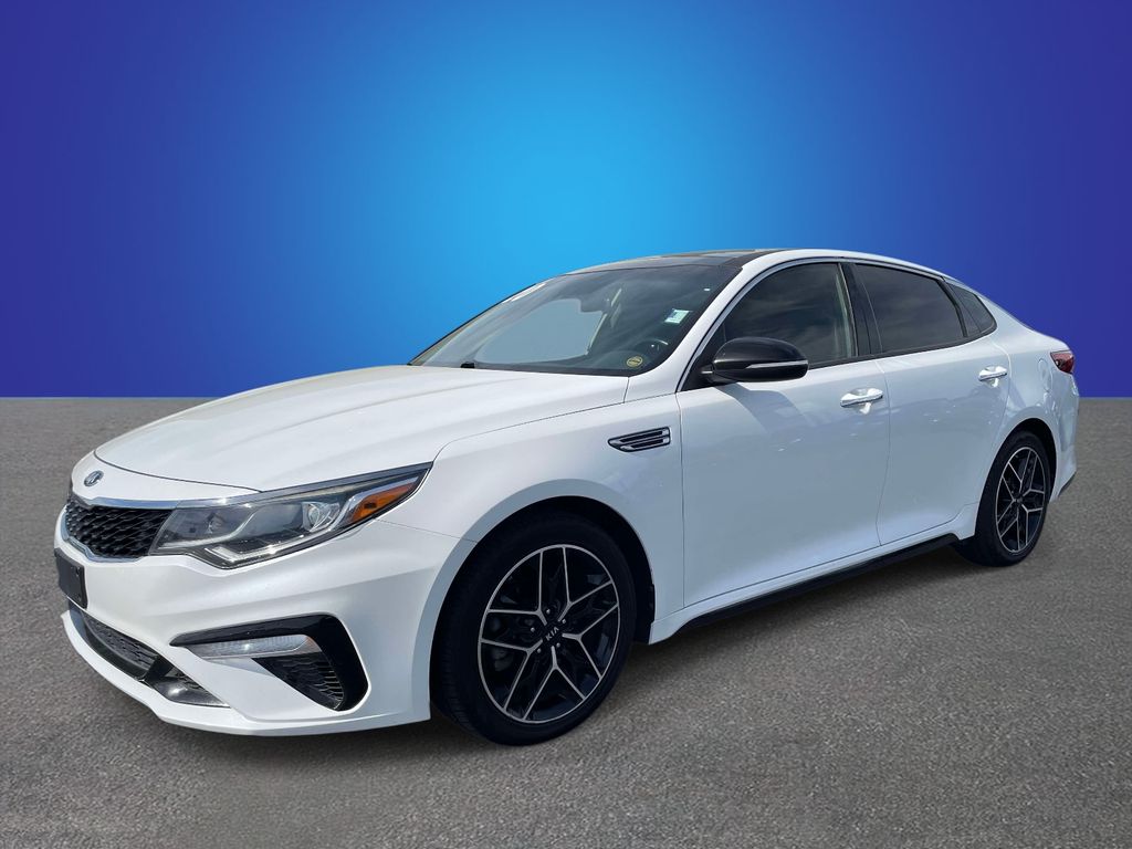 Snow White Pearl 2020 Kia Optima Sedan 6-Speed Automatic