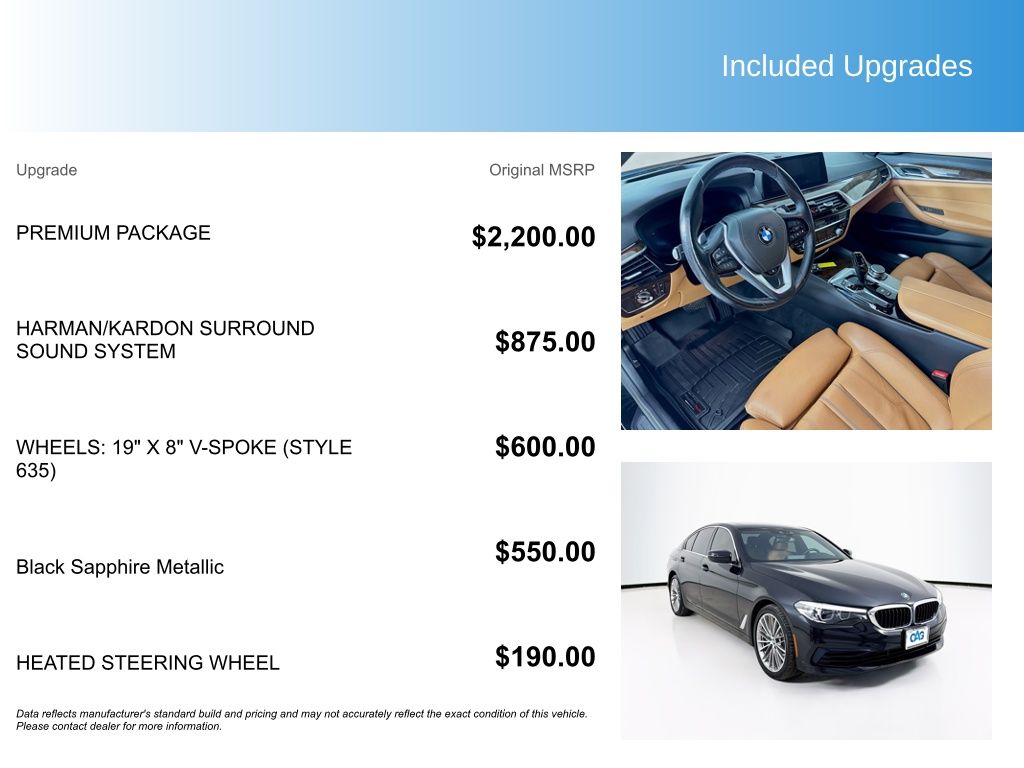 Used Car 2020 Bmw 5 Series  540i Xdrive For Sale Under $30,000 In Austin, Texas