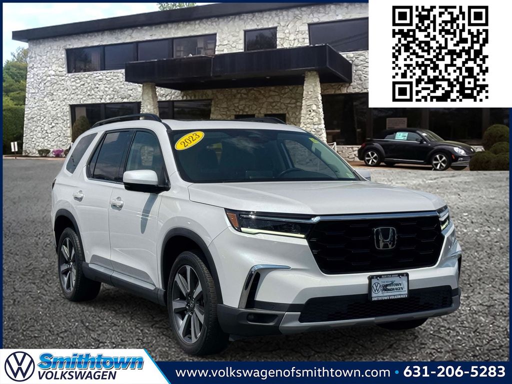 Platinum White Pearl 2023 Honda Pilot SUV / Crossover All-Wheel Drive Automatic