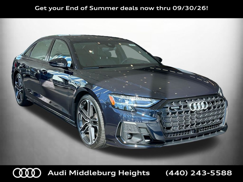 Firmament Blue Metallic 2026 Audi A8 Sedan All-Wheel Drive 8-Speed Automatic
