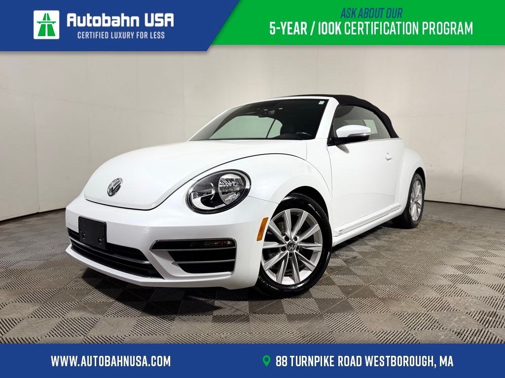 Platinum Gray Metallic 2019 Volkswagen Beetle 2.0T SE Convertible FWD Convertible Front-Wheel Drive 6-Speed Automatic