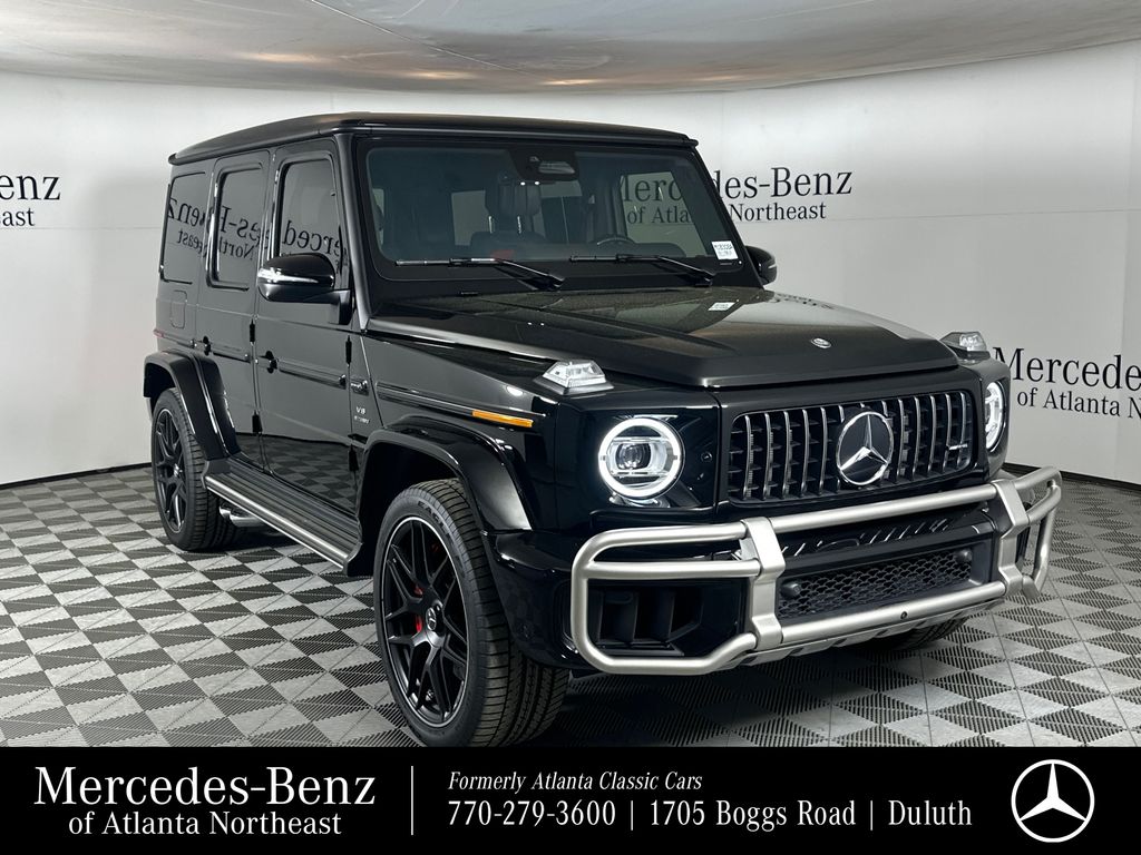 Black 2025 Mercedes-Benz G-Class AMG G 63 4MATIC SUV / Crossover All-Wheel Drive 9-Speed Automatic