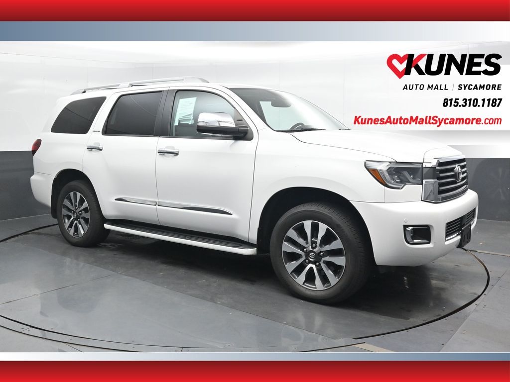 Super White 2018 Toyota Sequoia SUV / Crossover Four-Wheel Drive 6-Speed Automatic