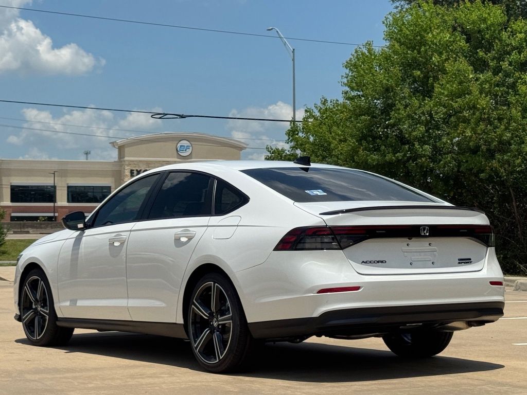 2026 Honda Accord Hybrid Sport White at Classic Honda Galveston