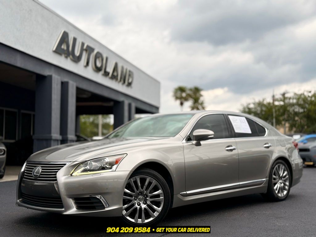 Silver 2016 Lexus LS Sedan Rear-Wheel Drive 8-Speed Automatic