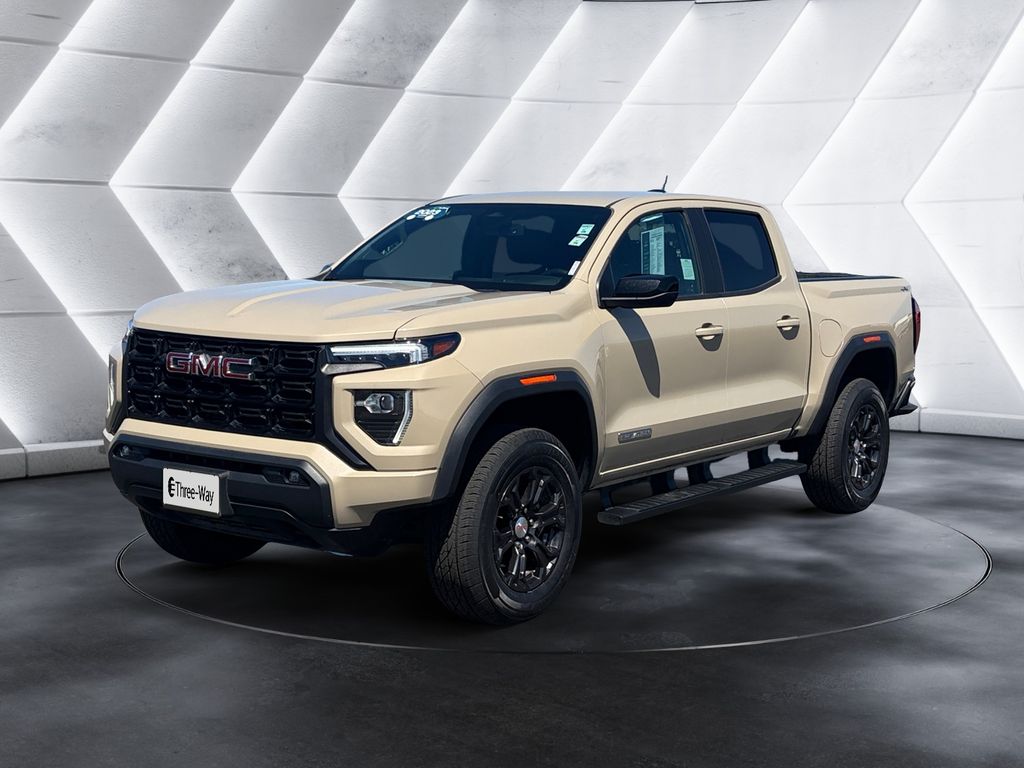 Desert Sand Metallic 2023 GMC Canyon Pickup Truck Four-Wheel Drive 8-Speed Automatic