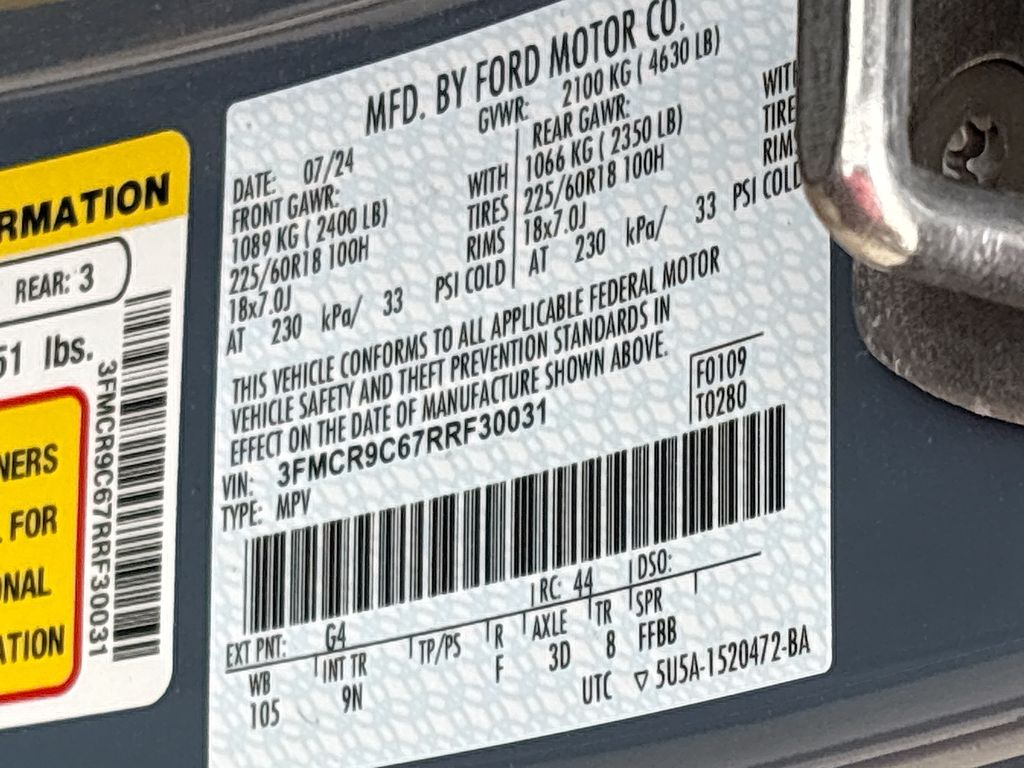 Used 2024 Gray Ford Outer Banks image 33