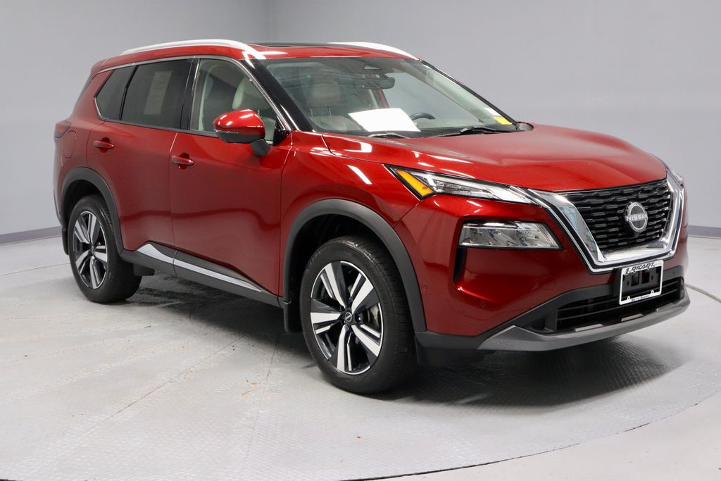 Red (Scarlet Ember Tintcoat) 2023 Nissan Rogue SUV / Crossover All-Wheel Drive Continuously Variable Transmission