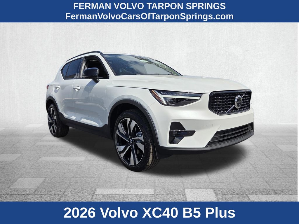 Crystal White 2026 Volvo XC40 SUV / Crossover All-Wheel Drive Automatic