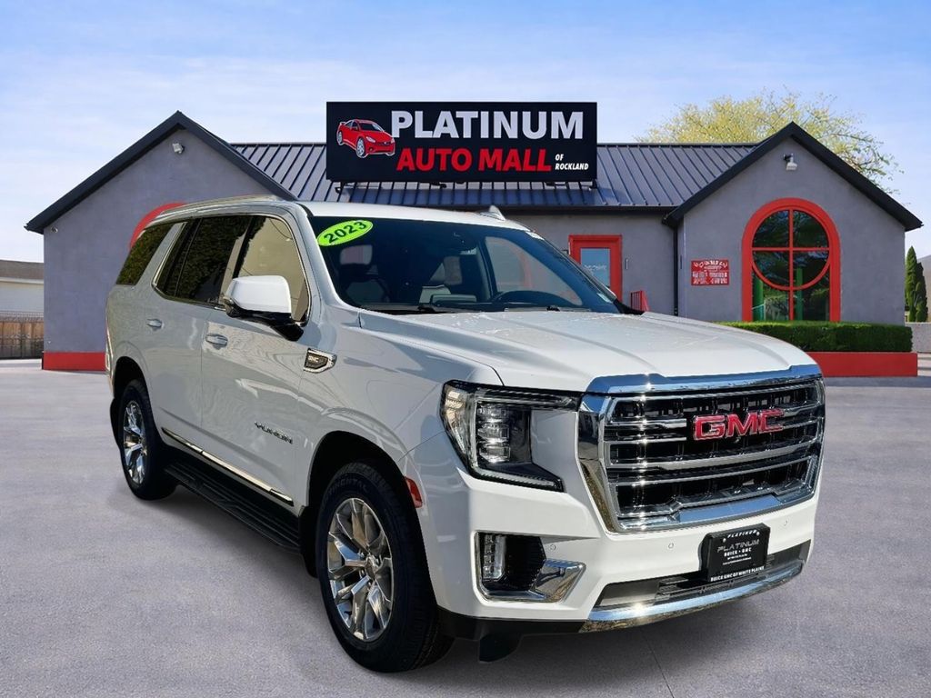 Summit White 2023 GMC Yukon SUV / Crossover Four-Wheel Drive Automatic