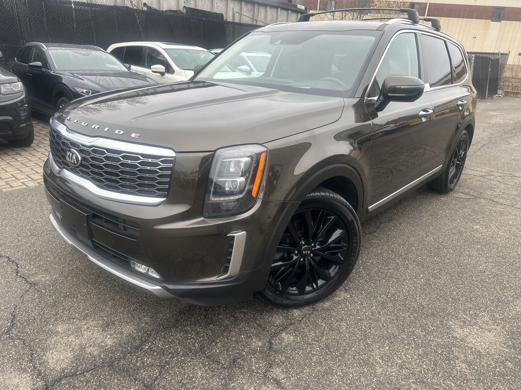 Dark Moss 2021 Kia Telluride SX AWD SUV / Crossover All-Wheel Drive 8-Speed Automatic