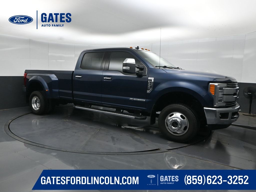 Blue 2019 Ford F-350 Super Duty Pickup Truck Four-Wheel Drive 6-Speed Automatic