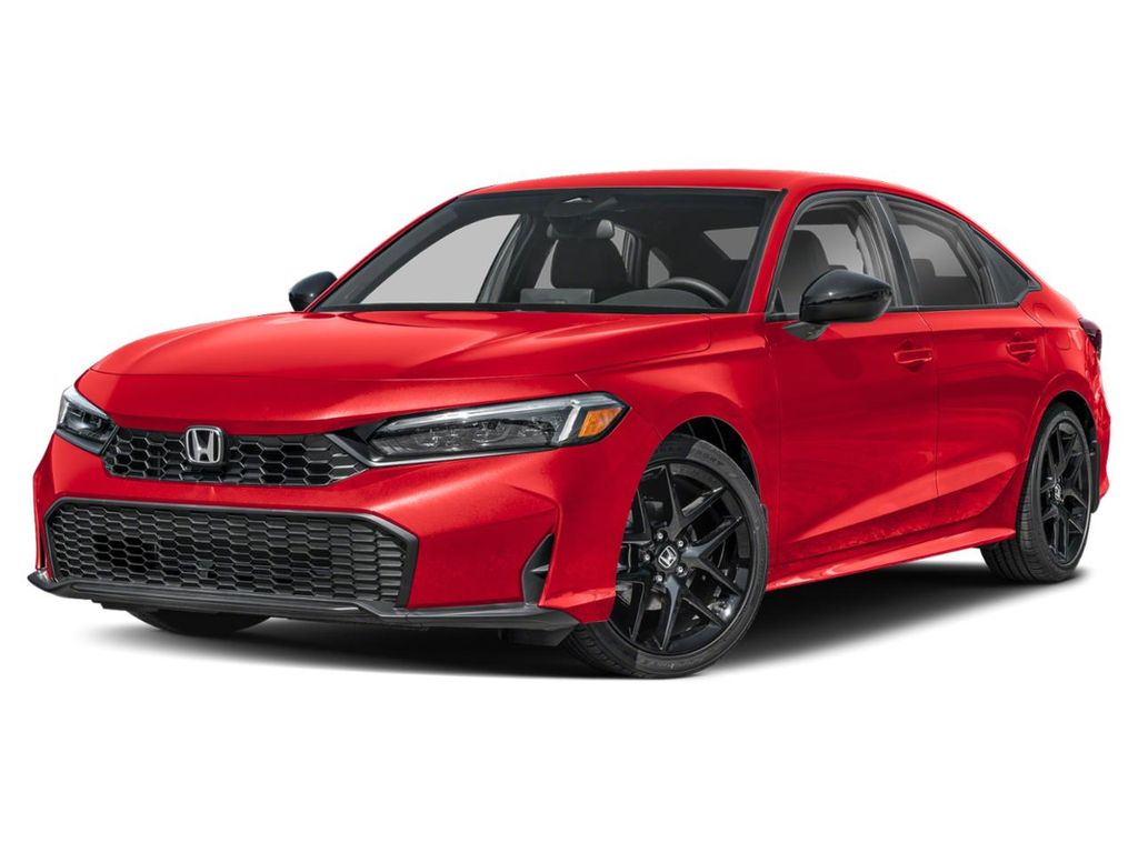 Rallye Red 2026 Honda Civic Sedan Front-Wheel Drive Continuously Variable Transmission