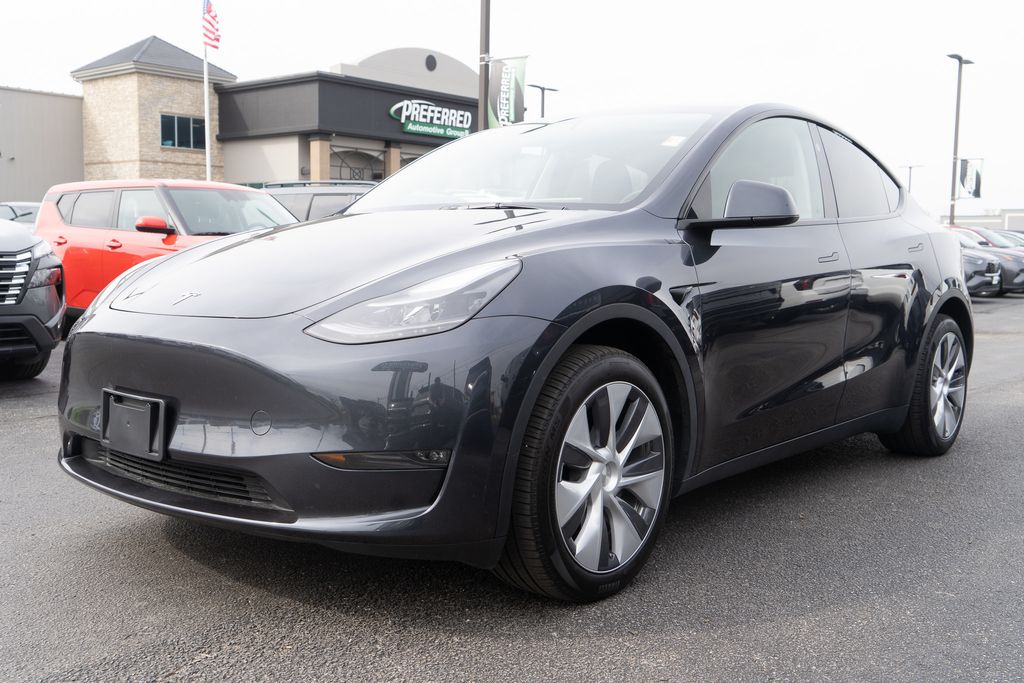 Deep Blue Metallic 2024 Tesla Model Y Long Range AWD SUV / Crossover All-Wheel Drive 1-Speed Automatic