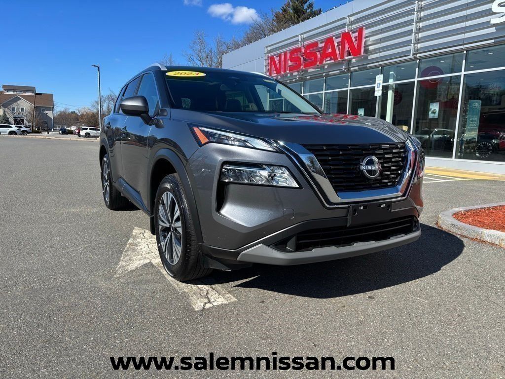 Gray (Gun Metallic) 2023 Nissan Rogue SV AWD SUV / Crossover All-Wheel Drive Continuously Variable Transmission