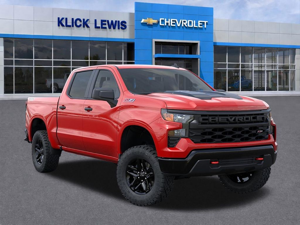 2026 Chevrolet Silverado 1500 Custom Trail Boss Red at Klick Lewis Buick Chevrolet
