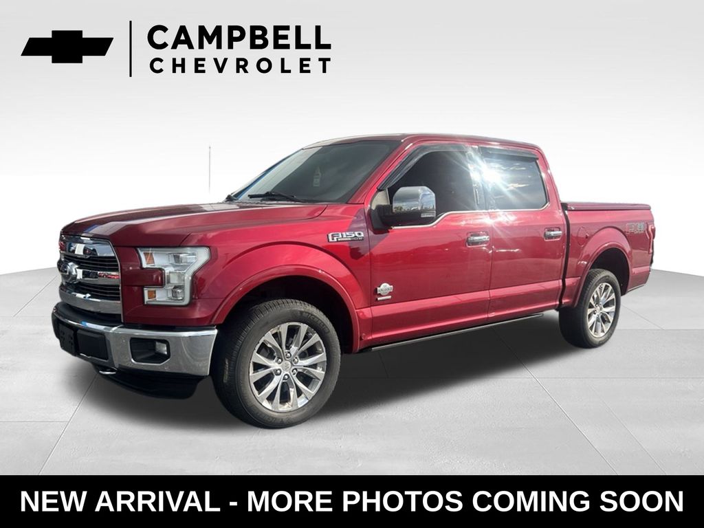 Ruby Red Metallic 2016 Ford F-150 Pickup Truck Four-Wheel Drive 6-Speed Automatic