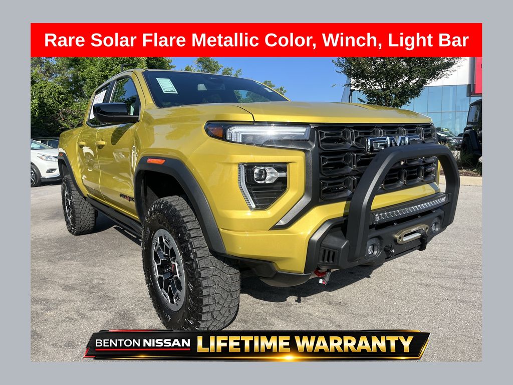Solar Flare Metallic 2023 GMC Canyon Pickup Truck Four-Wheel Drive 8-Speed Automatic