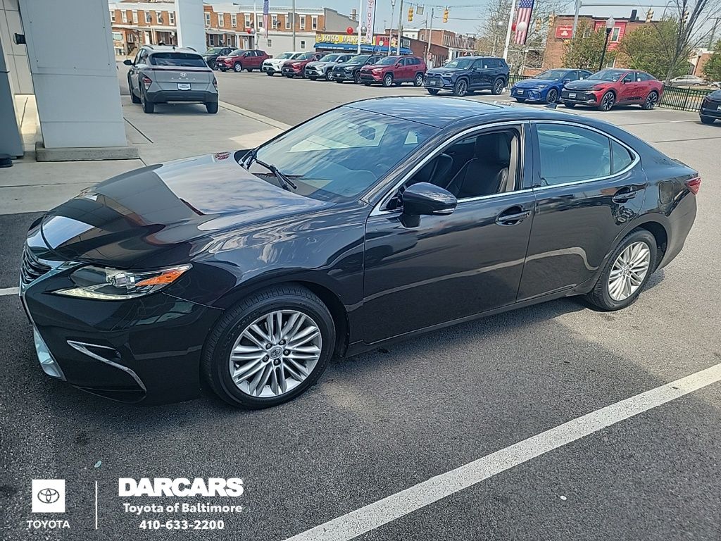 Black (Caviar) 2016 Lexus ES 350 FWD Sedan Front-Wheel Drive 6-Speed Automatic