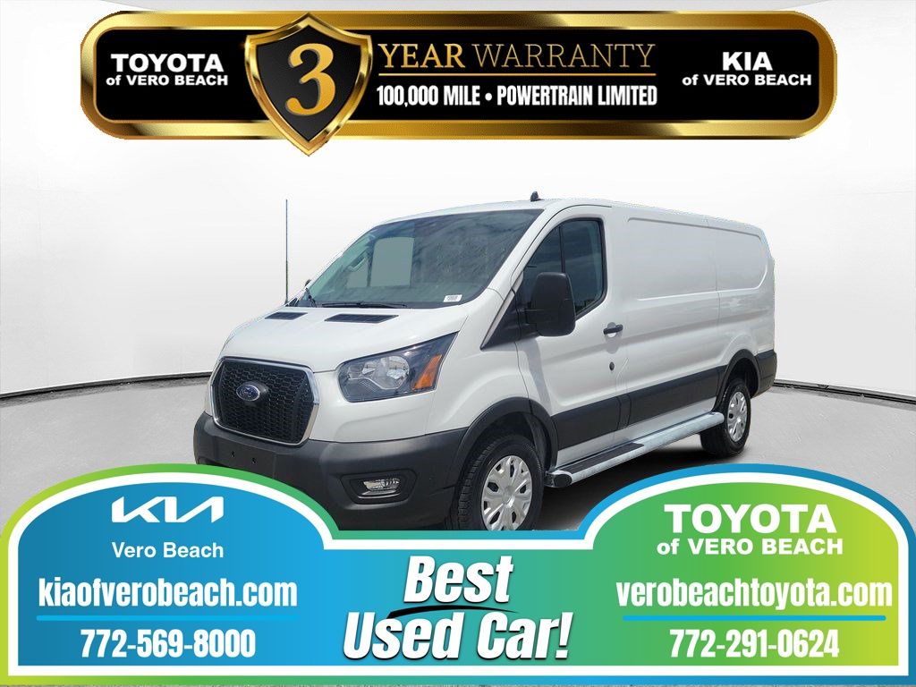 Oxford White 2025 Ford Transit Cargo Van Rear-Wheel Drive