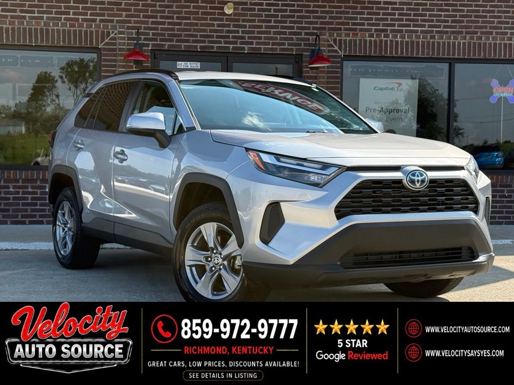Silver Sky Metallic 2023 Toyota RAV4 Hybrid SUV / Crossover All-Wheel Drive Continuously Variable Transmission