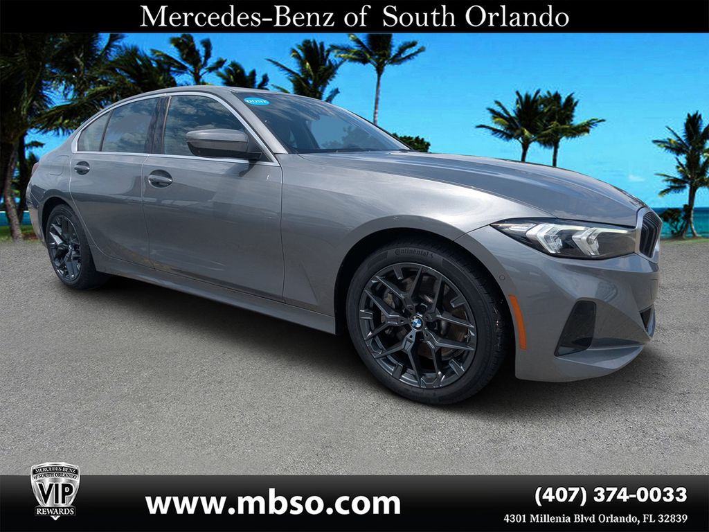Skyscraper Gray Metallic 2025 BMW 3 Series Sedan Rear-Wheel Drive 8-Speed Automatic