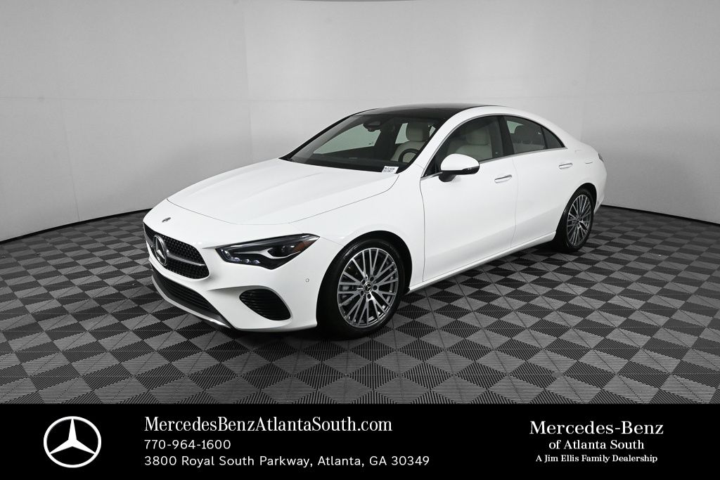 Polar White 2026 Mercedes-Benz CLA Coupe All-Wheel Drive 8-Speed Dual Clutch