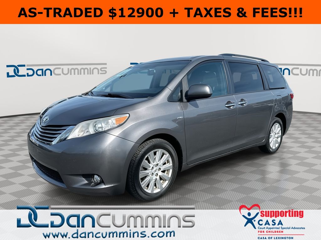 Predawn Gray Mica 2017 Toyota Sienna XLE 7-Passenger AWD Minivan All-Wheel Drive 8-Speed Automatic