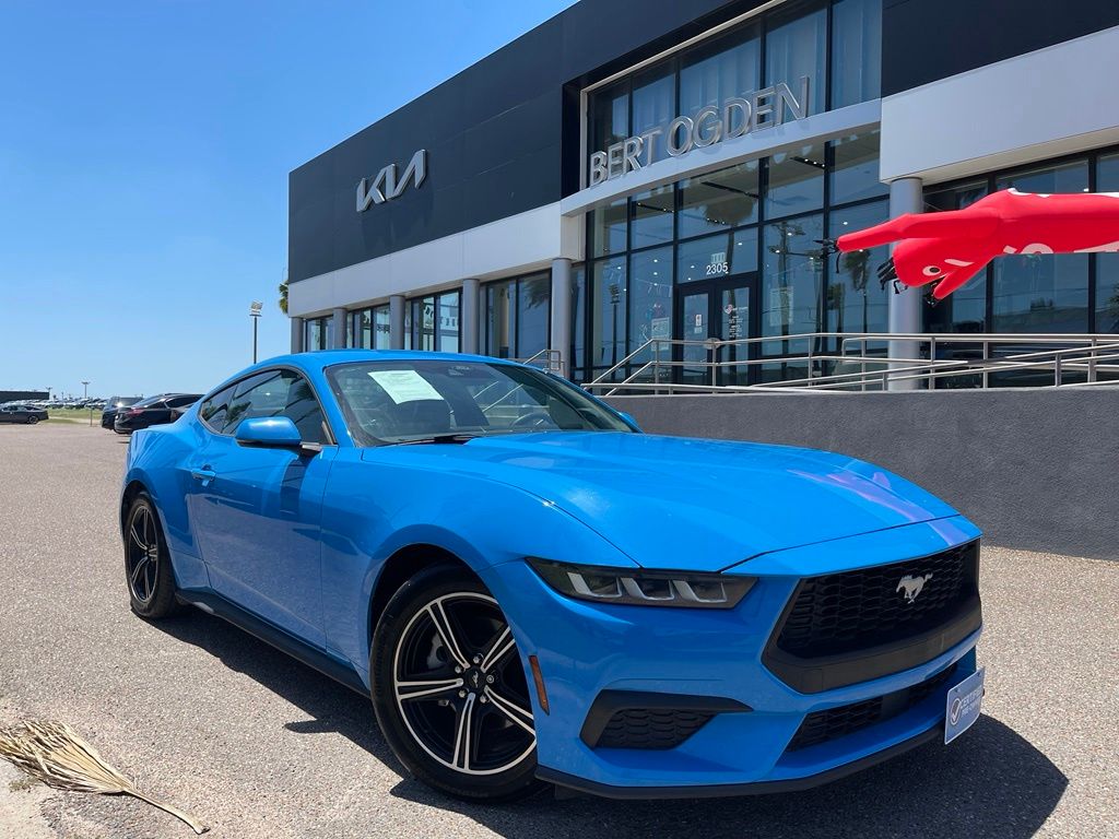Grabber Blue Metallic 2024 Ford Mustang Coupe Rear-Wheel Drive Automatic