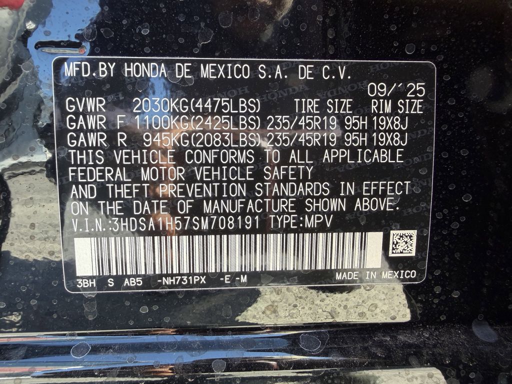 new 2025 Acura ADX car, priced at $37,830