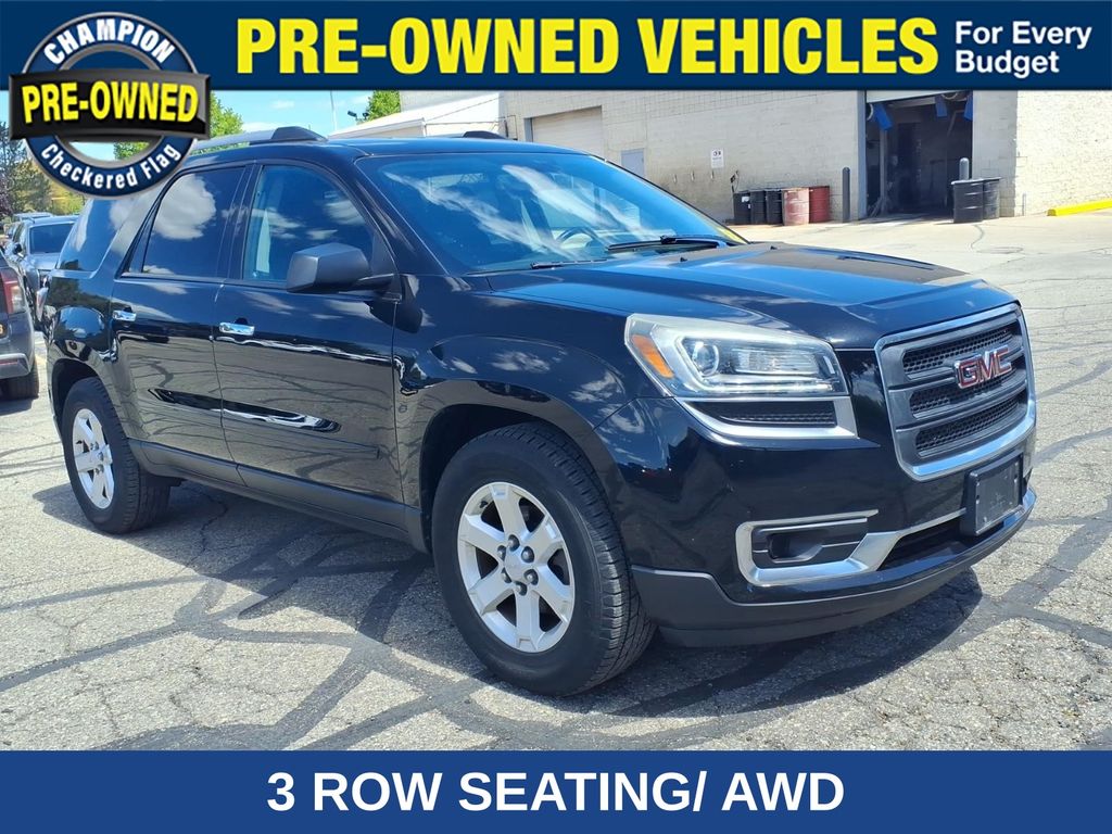 Black (Ebony Twilight Metallic) 2016 GMC Acadia SUV / Crossover All-Wheel Drive 6-Speed Automatic