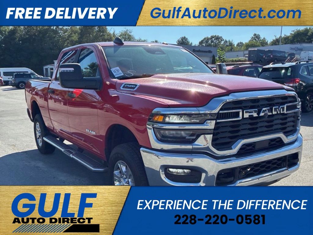 Flame Red Clearcoat 2026 RAM 2500 Pickup Truck Four-Wheel Drive 8-Speed Automatic