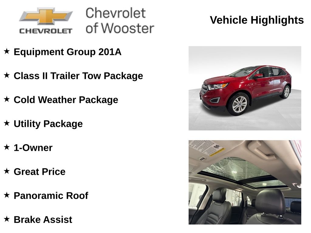 2017 Ford Edge SEL - Image 2