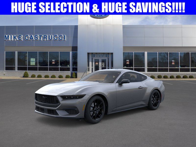 Carbonized Gray Metallic 2026 Ford Mustang EcoBoost Fastback RWD Coupe Rear-Wheel Drive Automatic