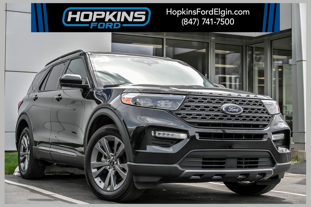 Black Metallic 2024 Ford Explorer SUV / Crossover All-Wheel Drive Automatic