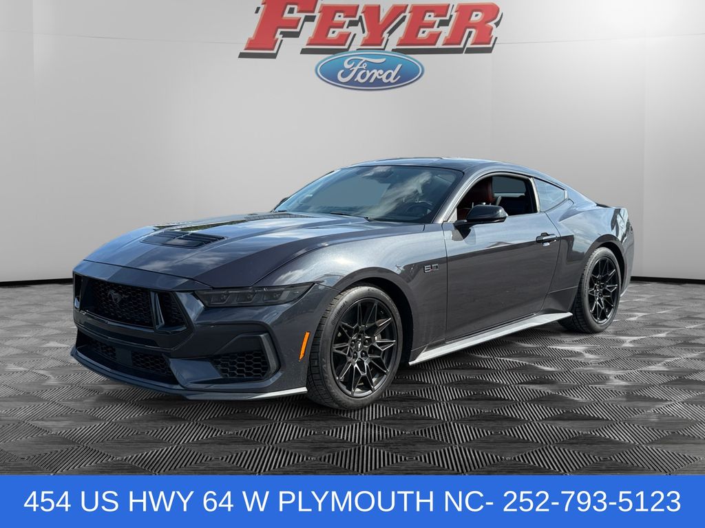 Gray Metallic 2024 Ford Mustang Coupe Rear-Wheel Drive Automatic