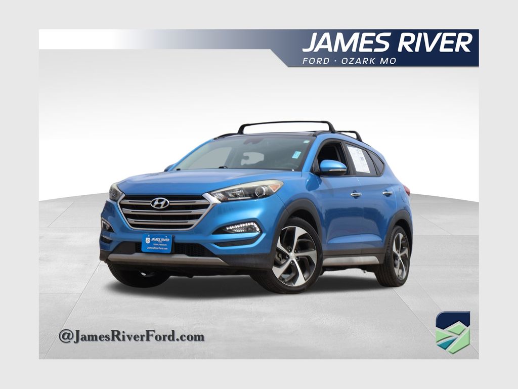 Caribbean Blue 2017 Hyundai Tucson 1.6T Limited FWD SUV / Crossover Front-Wheel Drive 7-Speed Automatic
