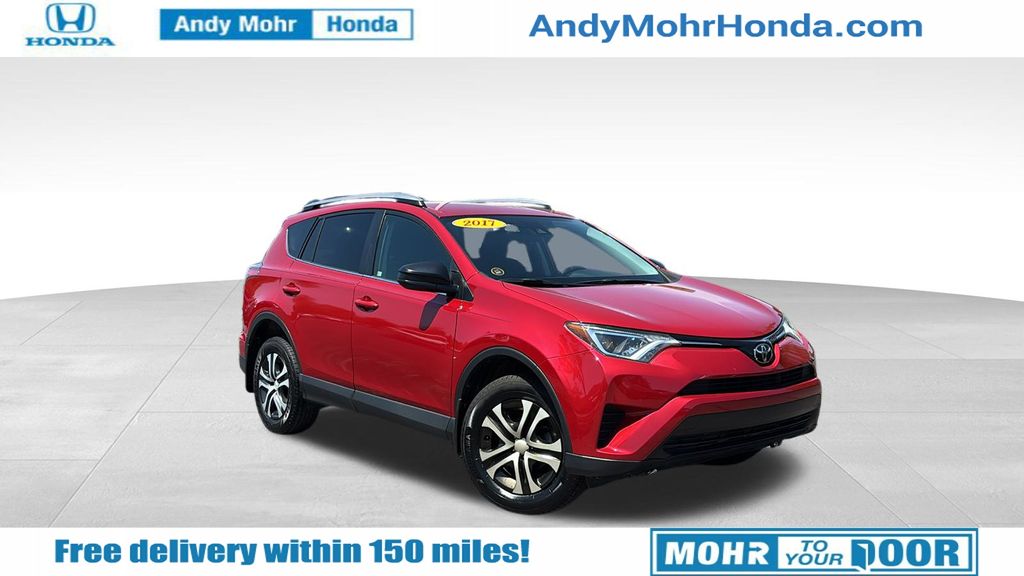 Barcelona Red Metallic 2017 Toyota RAV4 LE AWD SUV / Crossover All-Wheel Drive 6-Speed Automatic