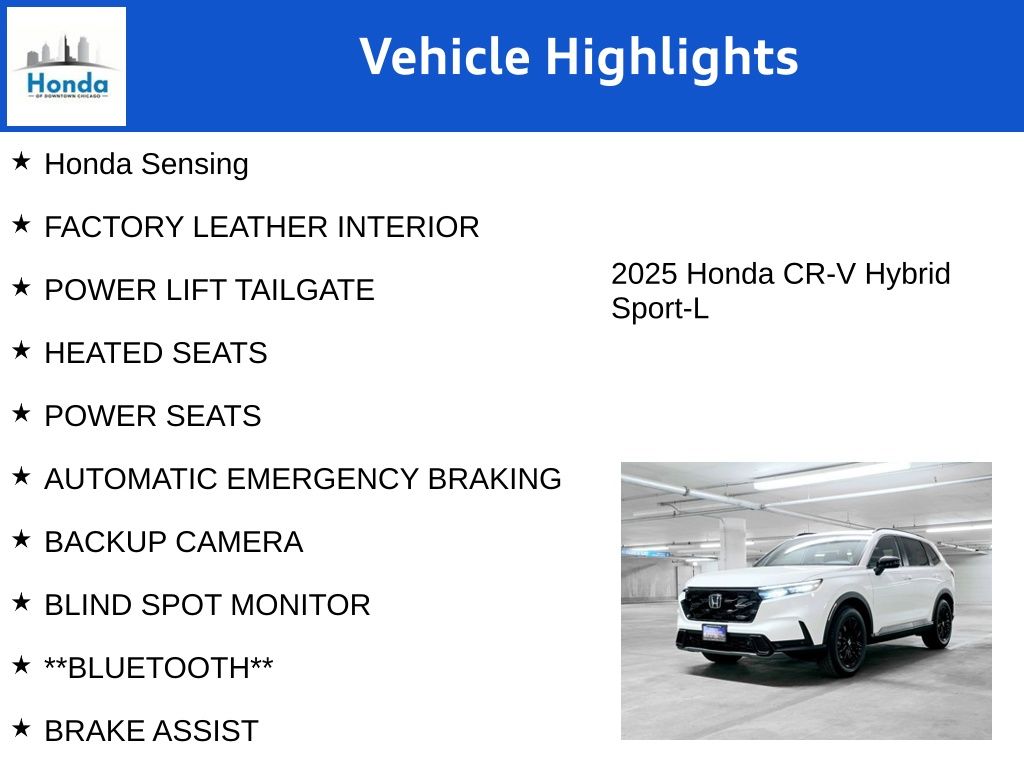 2025 Honda CR-V Hybrid Sport-L 7