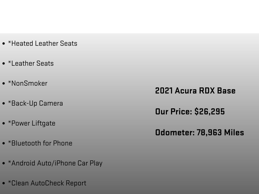 2021 Acura RDX Base - 5