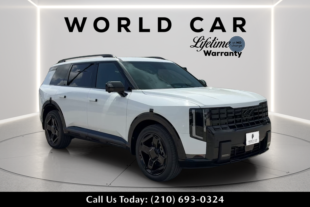 Glacial White Pearl 2027 Kia Telluride Hybrid 6-Speed Automatic